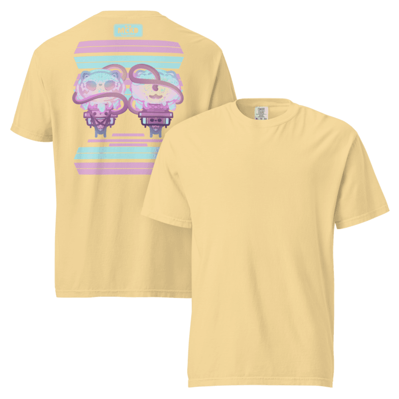 Melti Back 0 3.0 - Heavy Cotton Shirt t-shirt colorway preview: Butter — mckd.studio