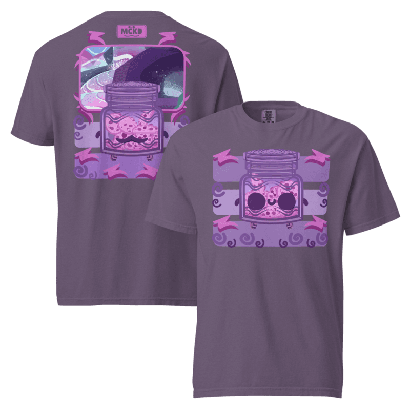 Cute and fun t-shirt with a dreamy pastel, kawaii aesthetic...