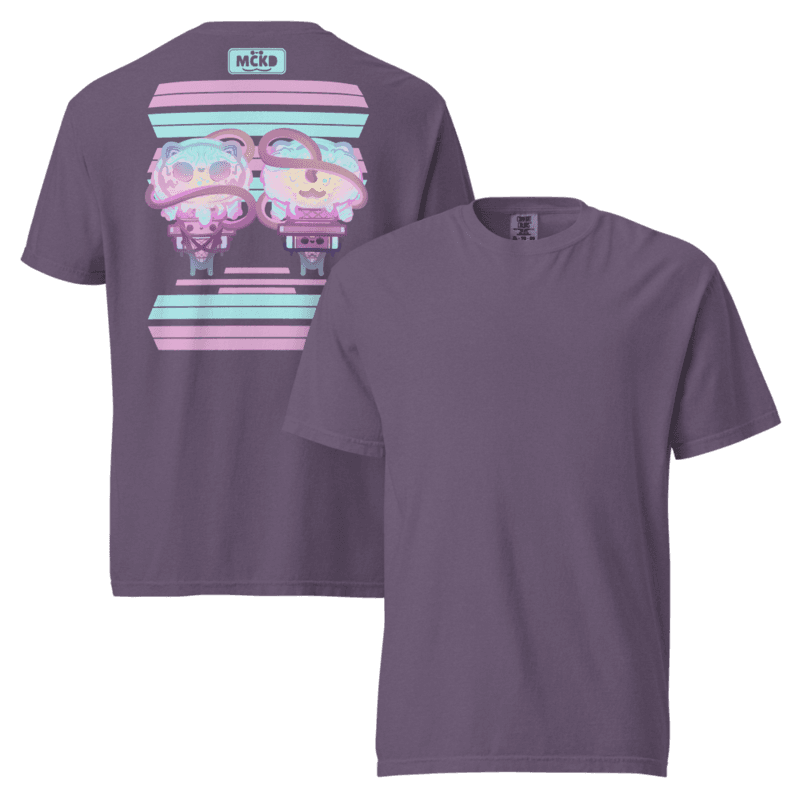 Melti Back 0 3.0 - Heavy Cotton Shirt t-shirt colorway preview: Grape — mckd.studio