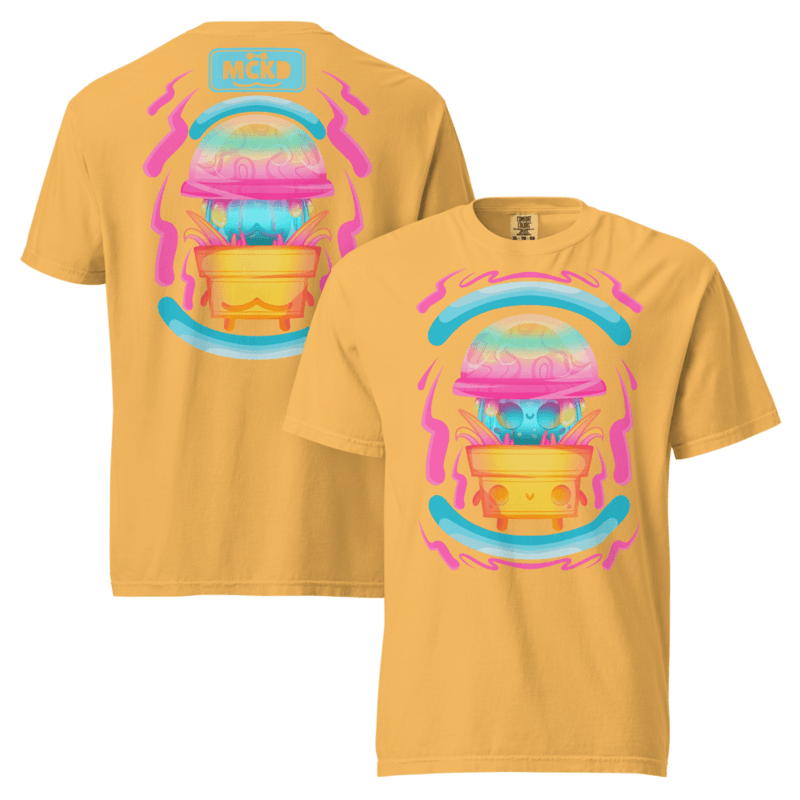 Happy Mushroom 1 MCKD - Heavy Cotton Tee