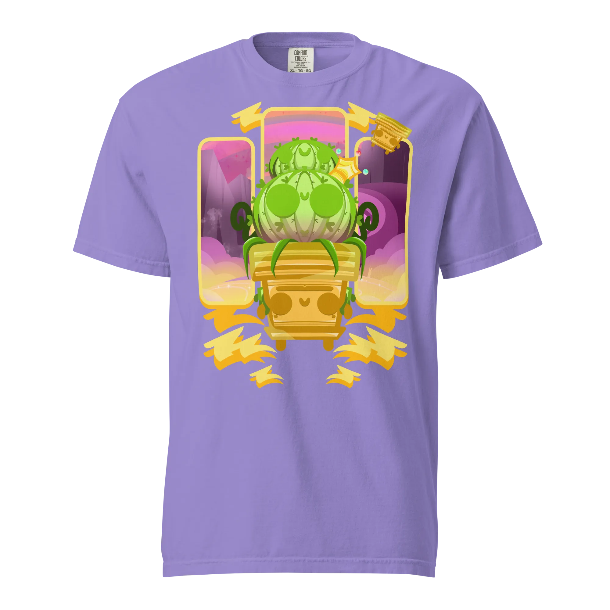 Front view preview — Cacti 0 - Heavy Cotton Shirt — Machikoulidana / mckd.studio