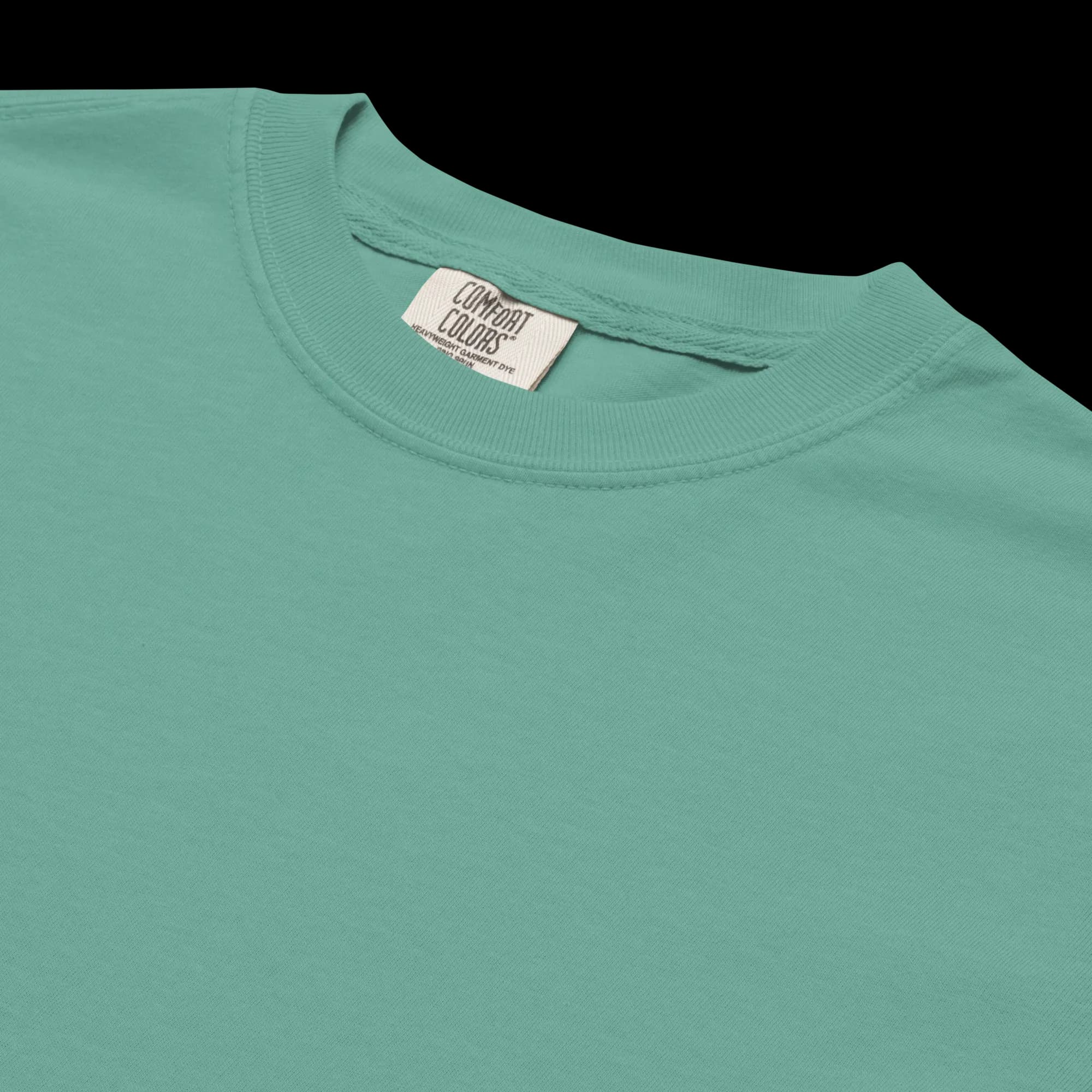 Close-up on front print design details — Cacti Back 0 - Heavy Cotton Shirt — Machikoulidana / mckd.studio