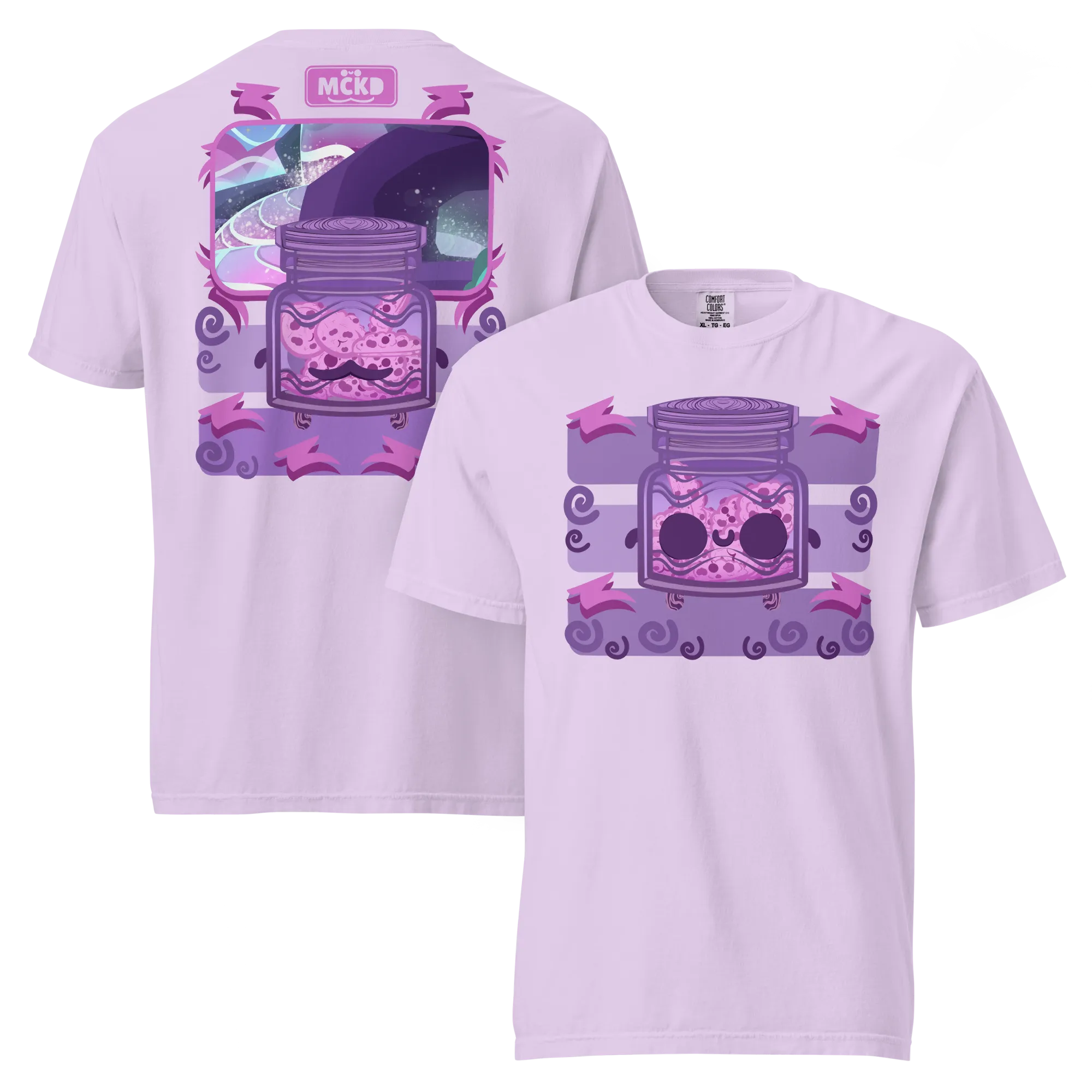 Cooki 0 - Heavy Cotton Shirt t-shirt colorway preview: Orchid — mckd.studio