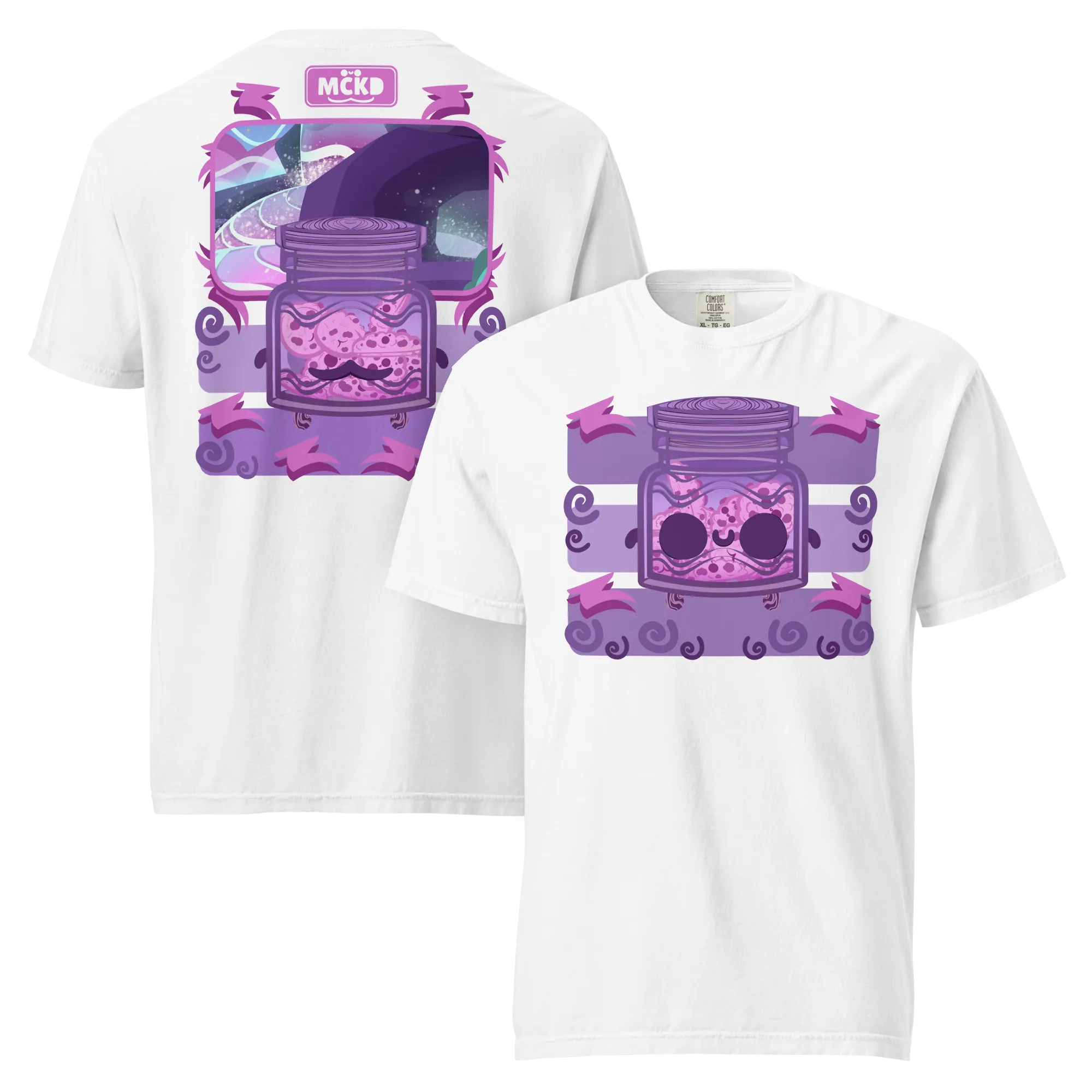 Cooki 0 - Heavy Cotton Shirt t-shirt colorway preview: White — mckd.studio