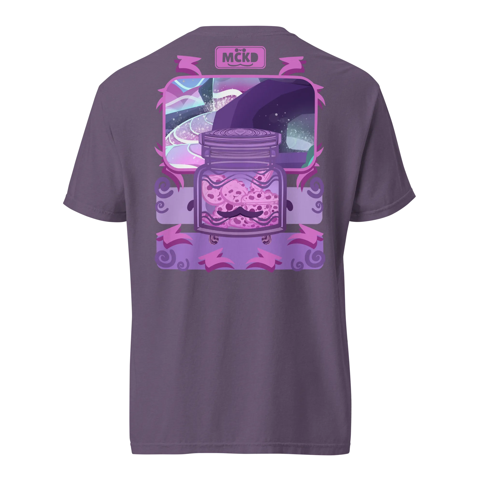 Original artwork back view — Cooki 0 - Heavy Cotton Shirt — Machikoulidana / mckd.studio