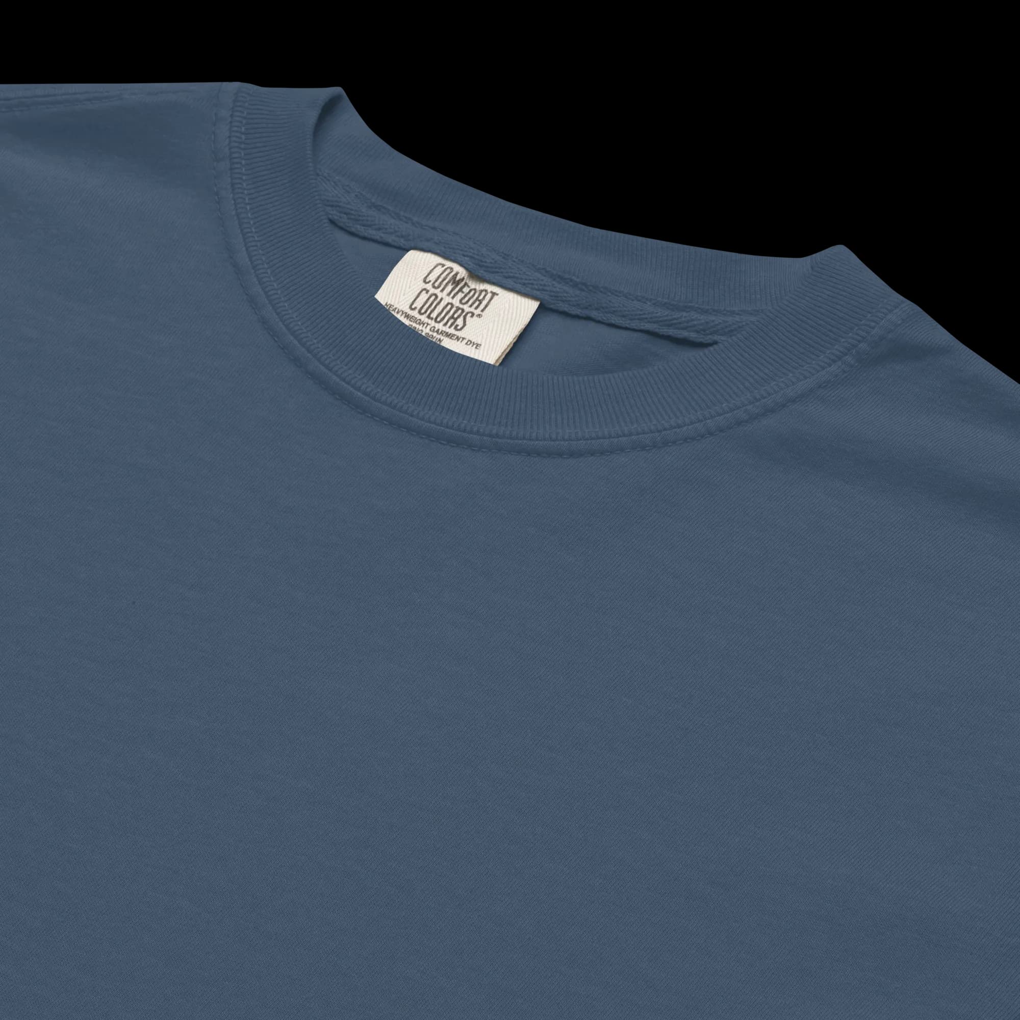 Close-up on front print design details — Melti Back 0 - Heavy Cotton Shirt — Machikoulidana / mckd.studio