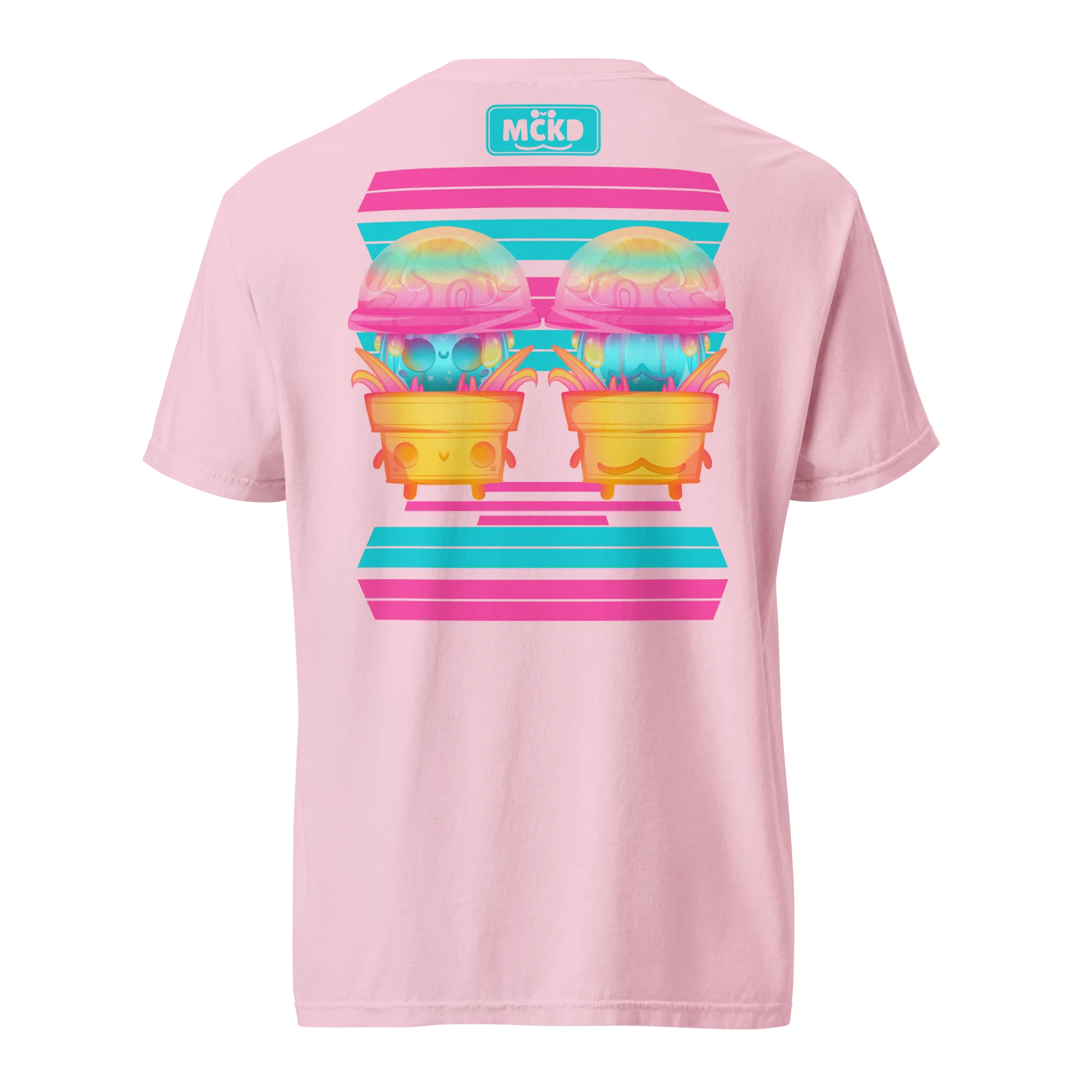 Original artwork back view — Mushi Back 0 - Heavy Cotton Shirt — Machikoulidana / mckd.studio