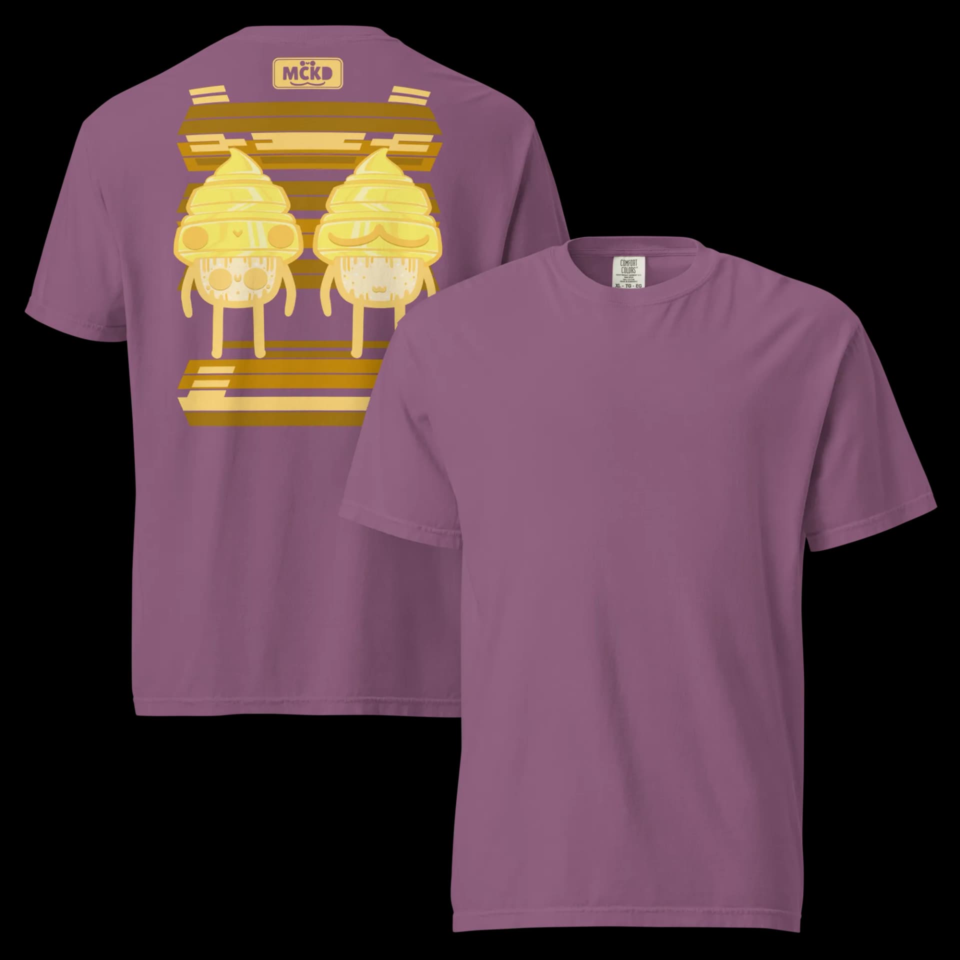 Poopi Back - Unisexe Heavy Cotton Tee